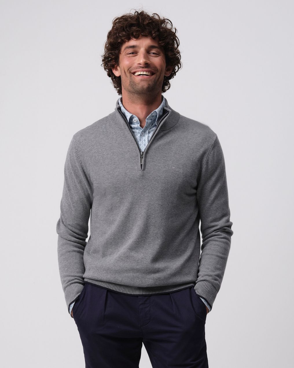 Campbell Sydney Pull à col zippé