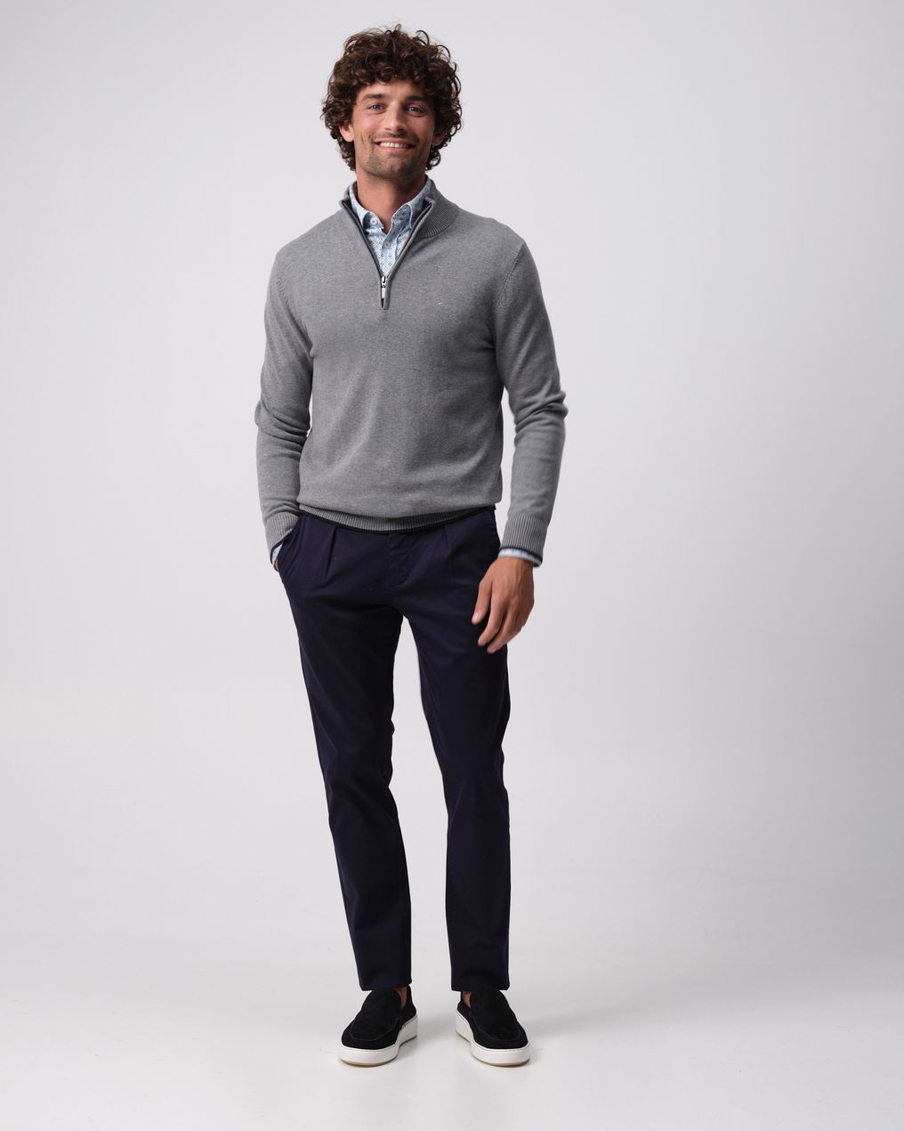 Campbell Sydney Pull à col zippé