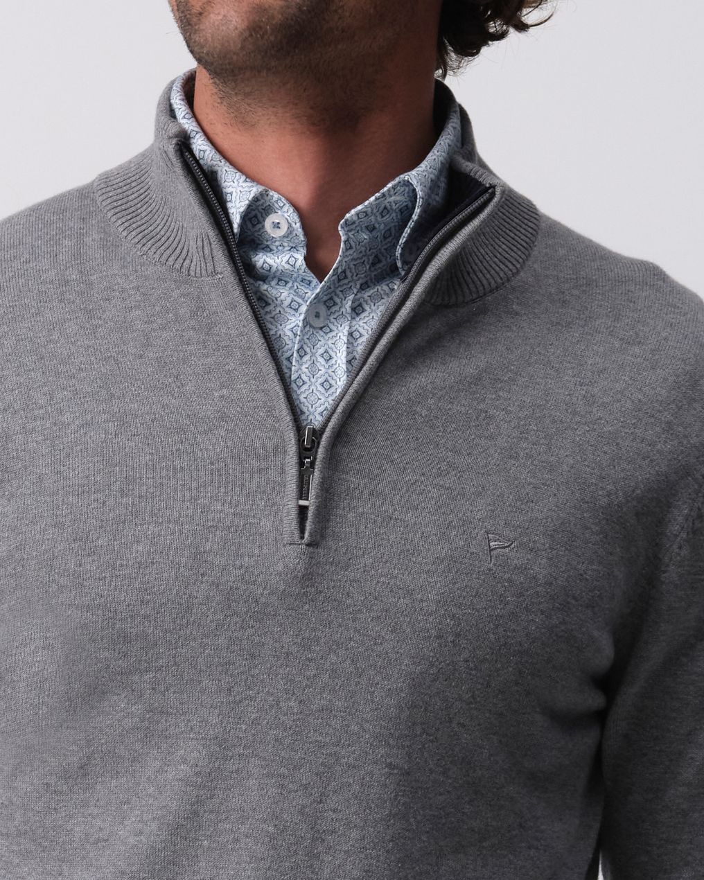 Campbell Sydney Pull à col zippé