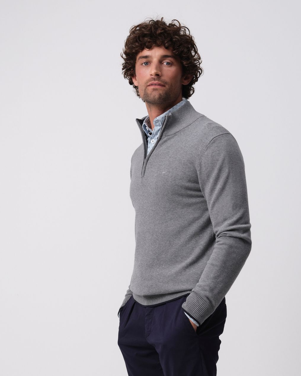 Campbell Sydney Pull à col zippé