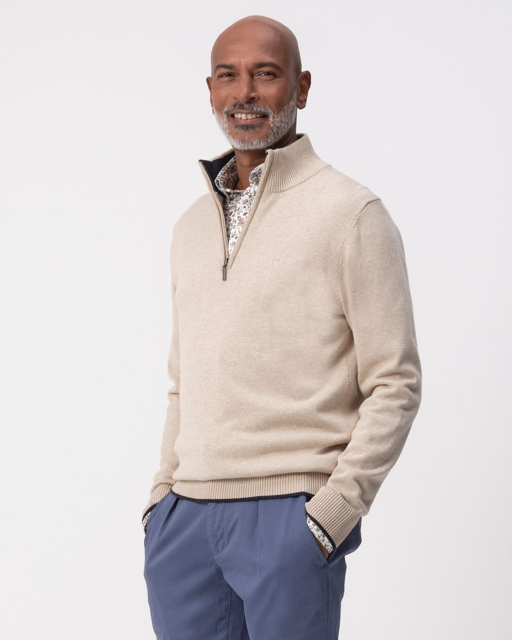 Campbell Sydney Half Zip Sweater