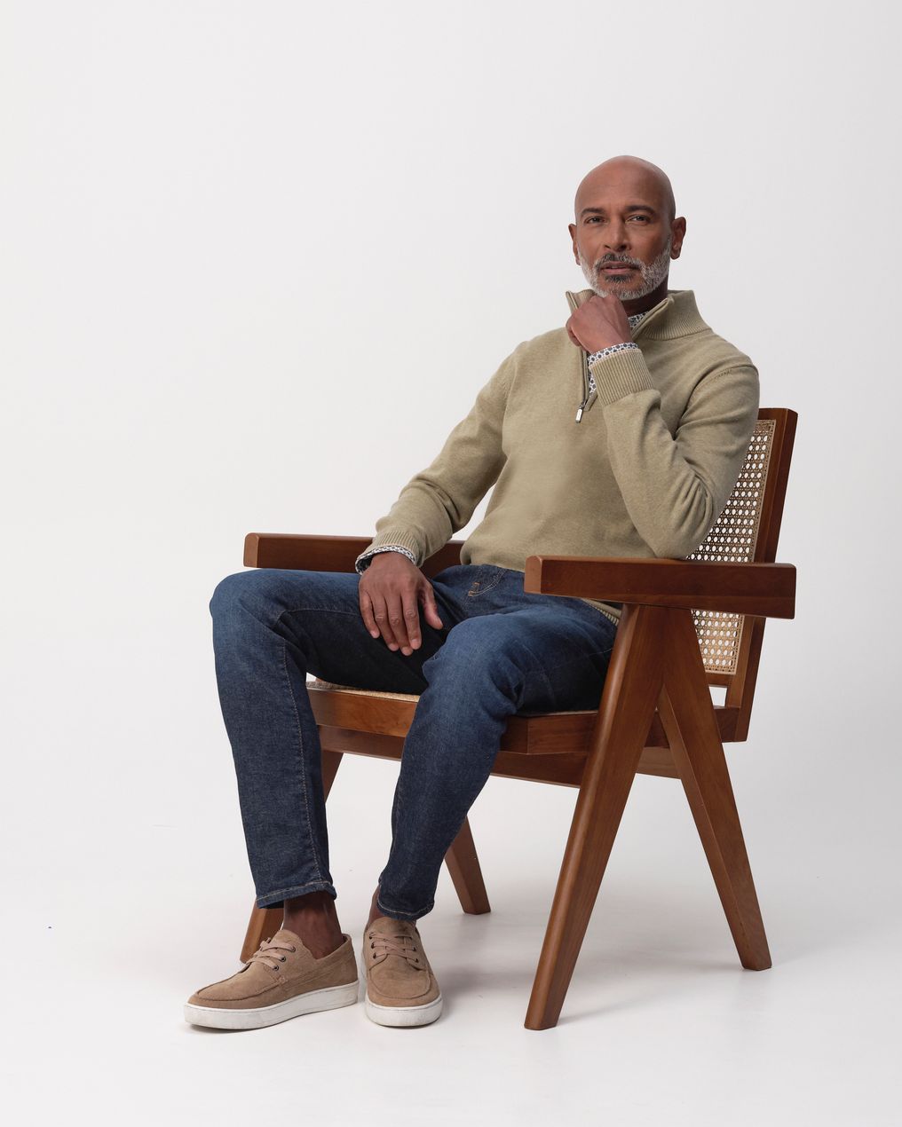 Campbell Sydney Pull à col zippé