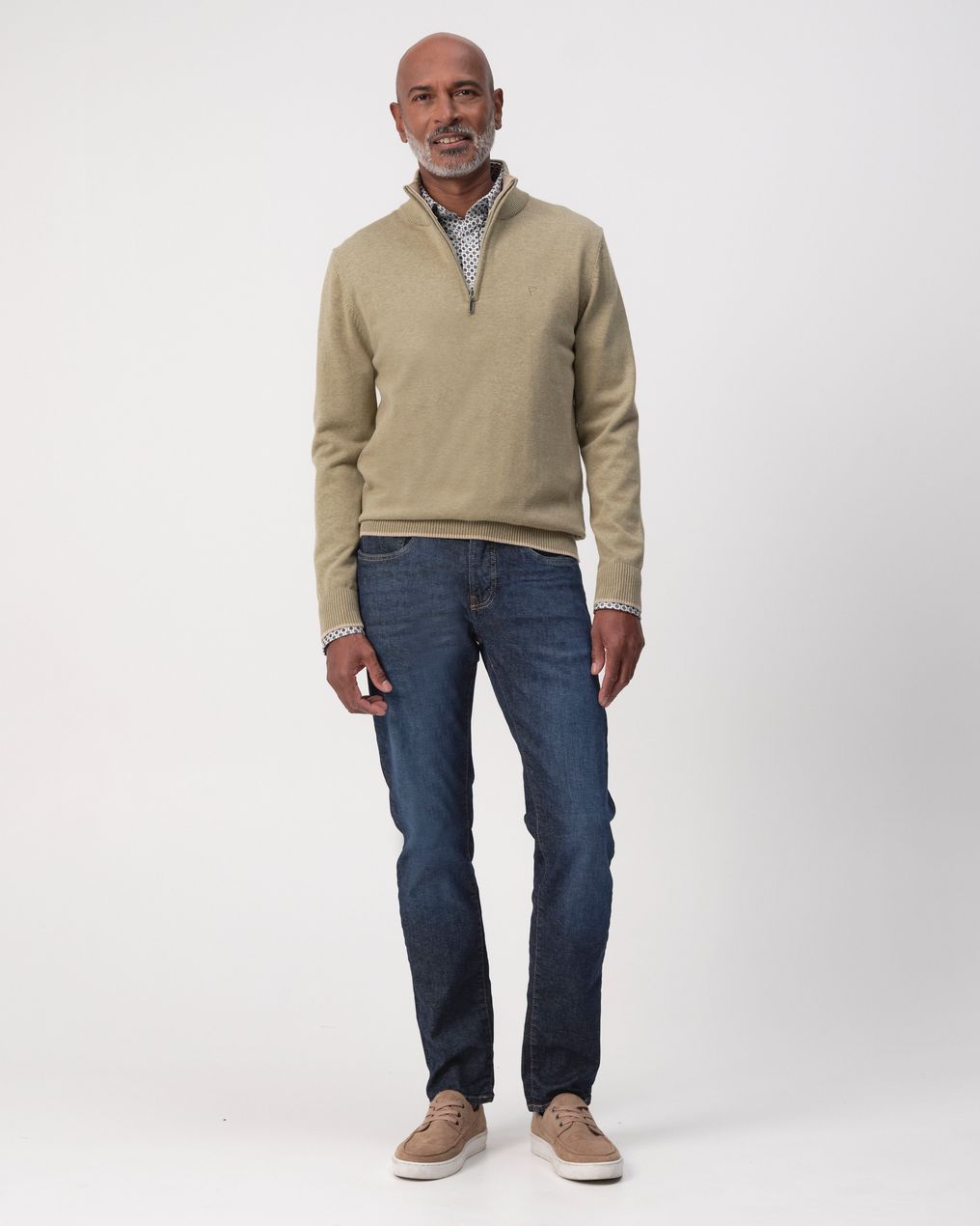 Campbell Sydney Pull à col zippé