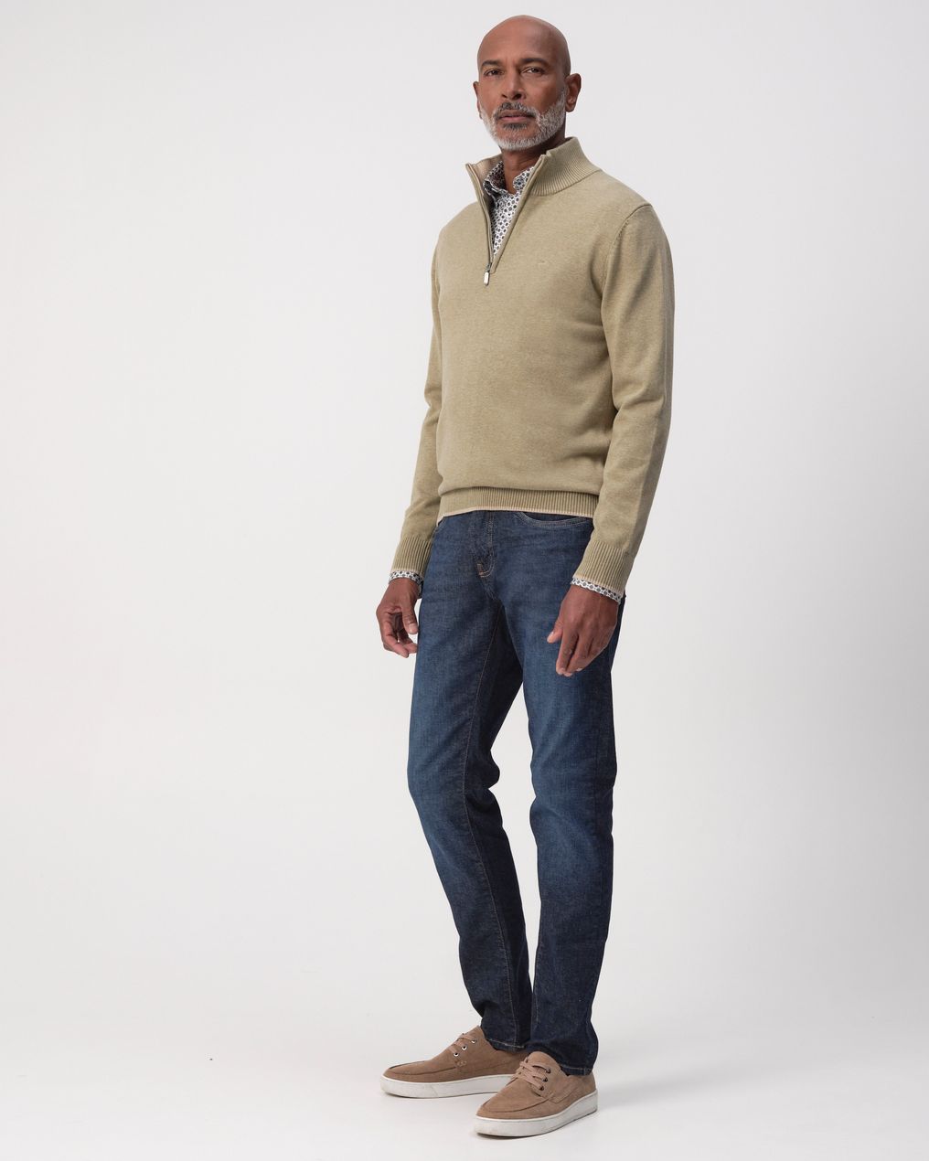 Campbell Sydney Pull à col zippé