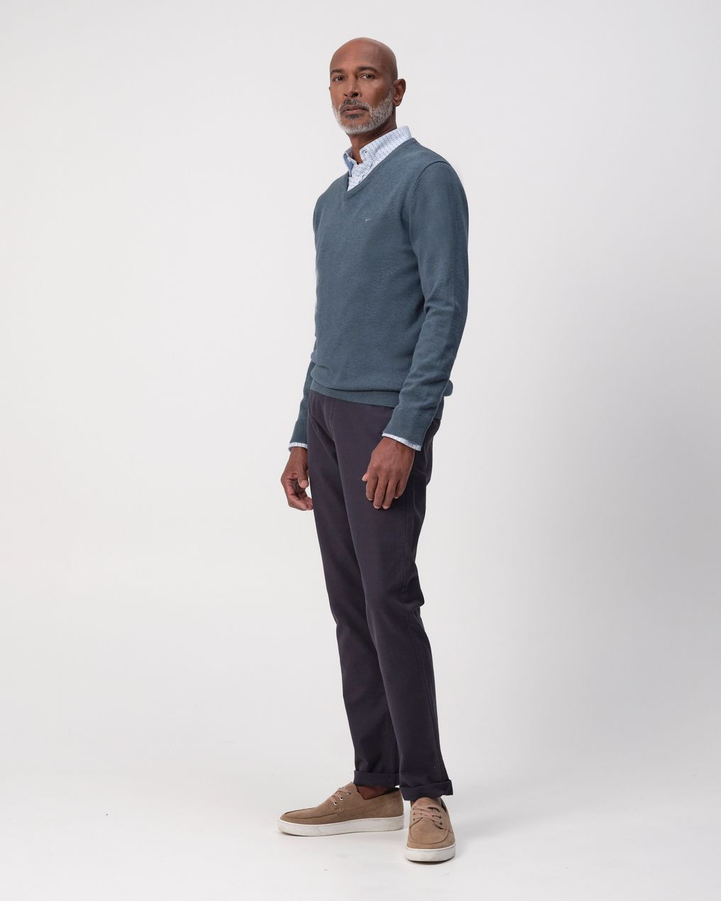 Campbell London Pull col V