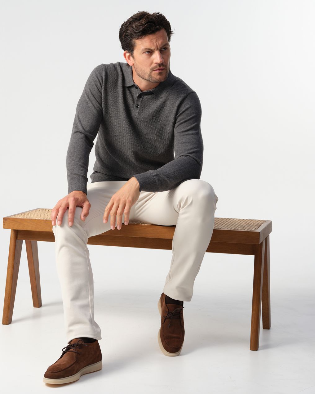 Campbell Polo Lange mouw