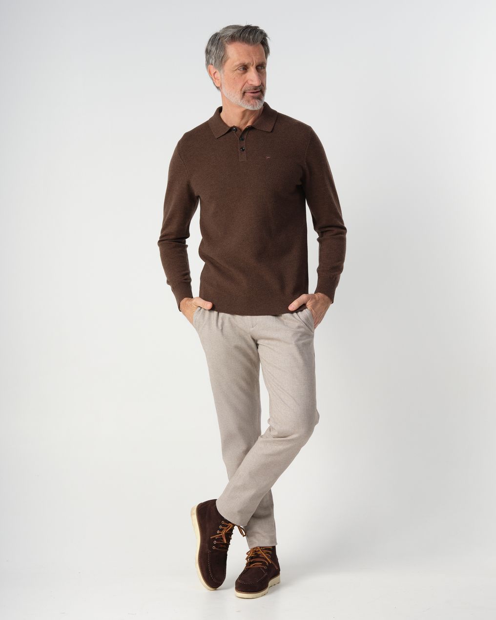 Campbell Polo Lange mouw