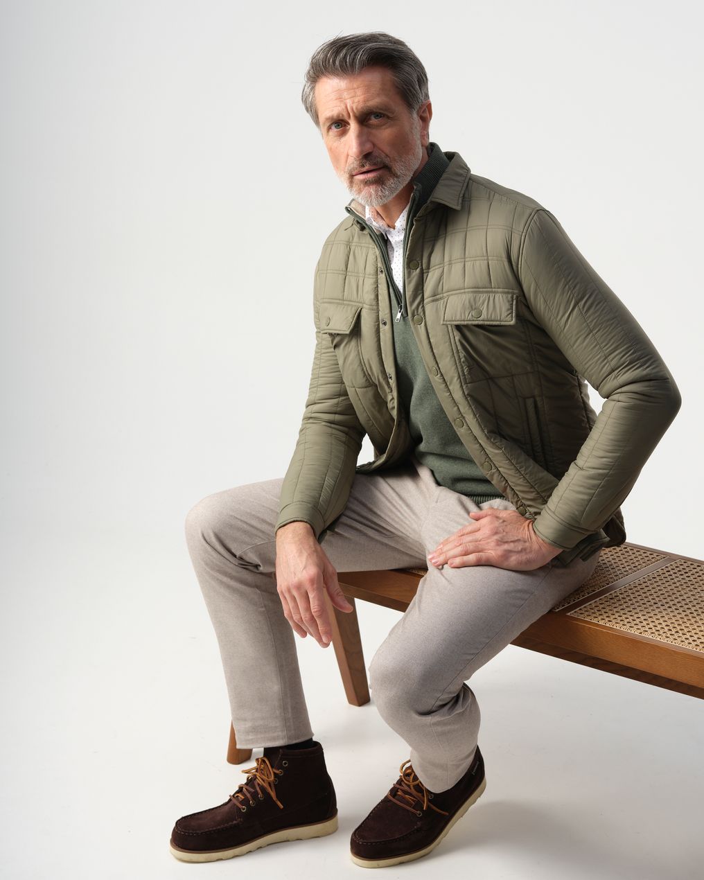 Campbell Gewatteerde jas