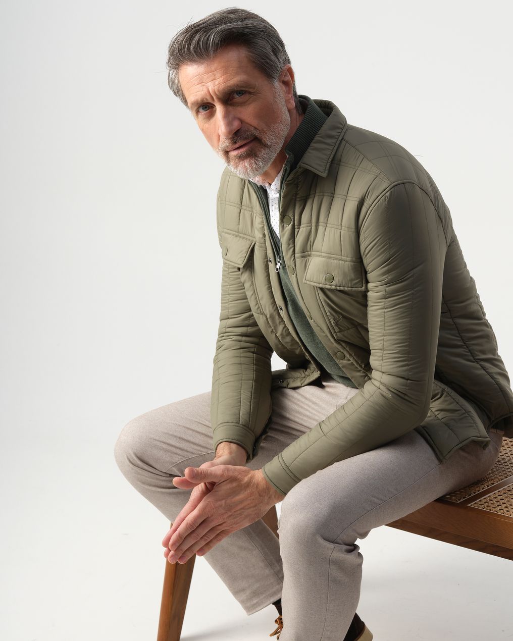 Campbell Gewatteerde jas