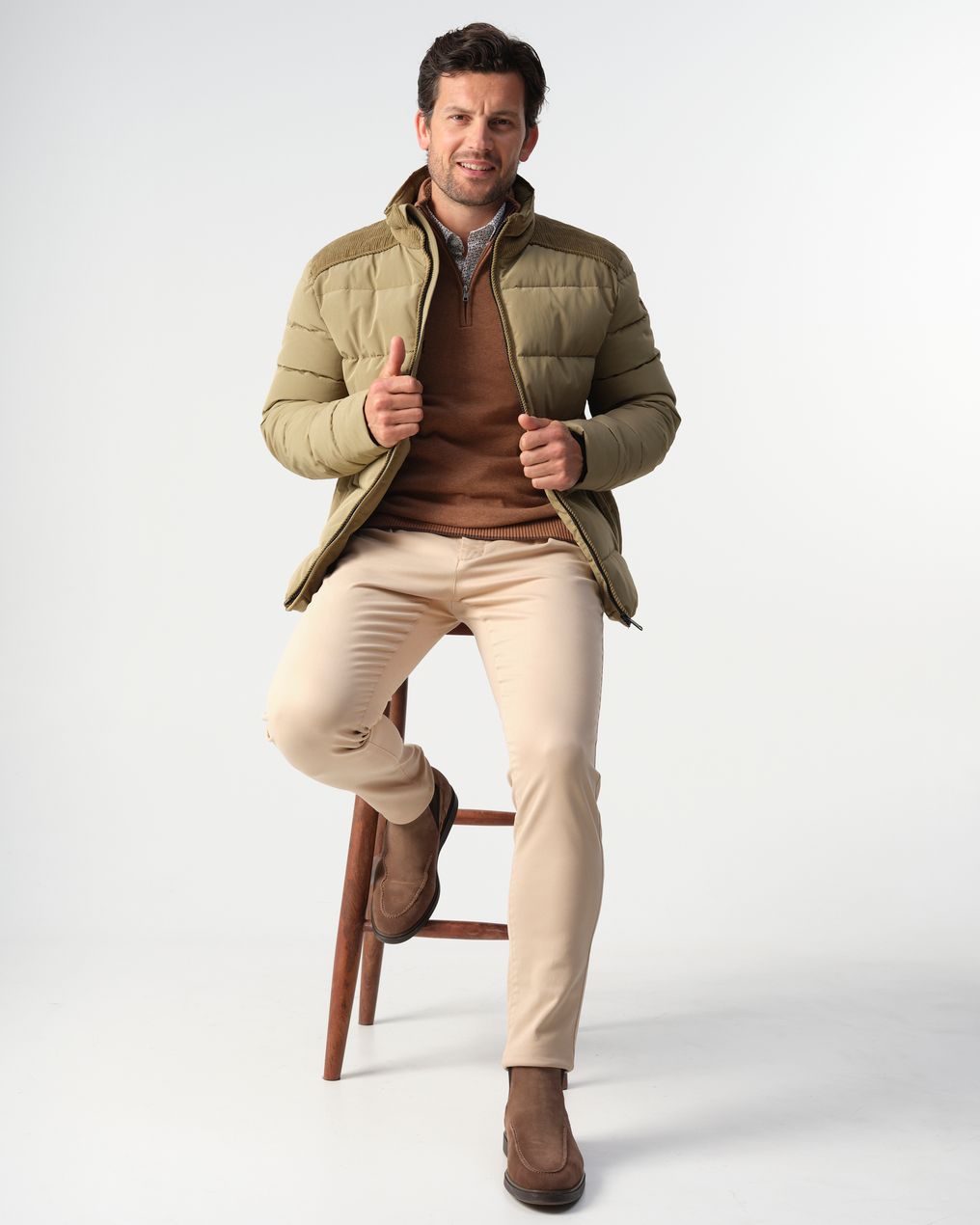 Campbell Gewatteerde jas