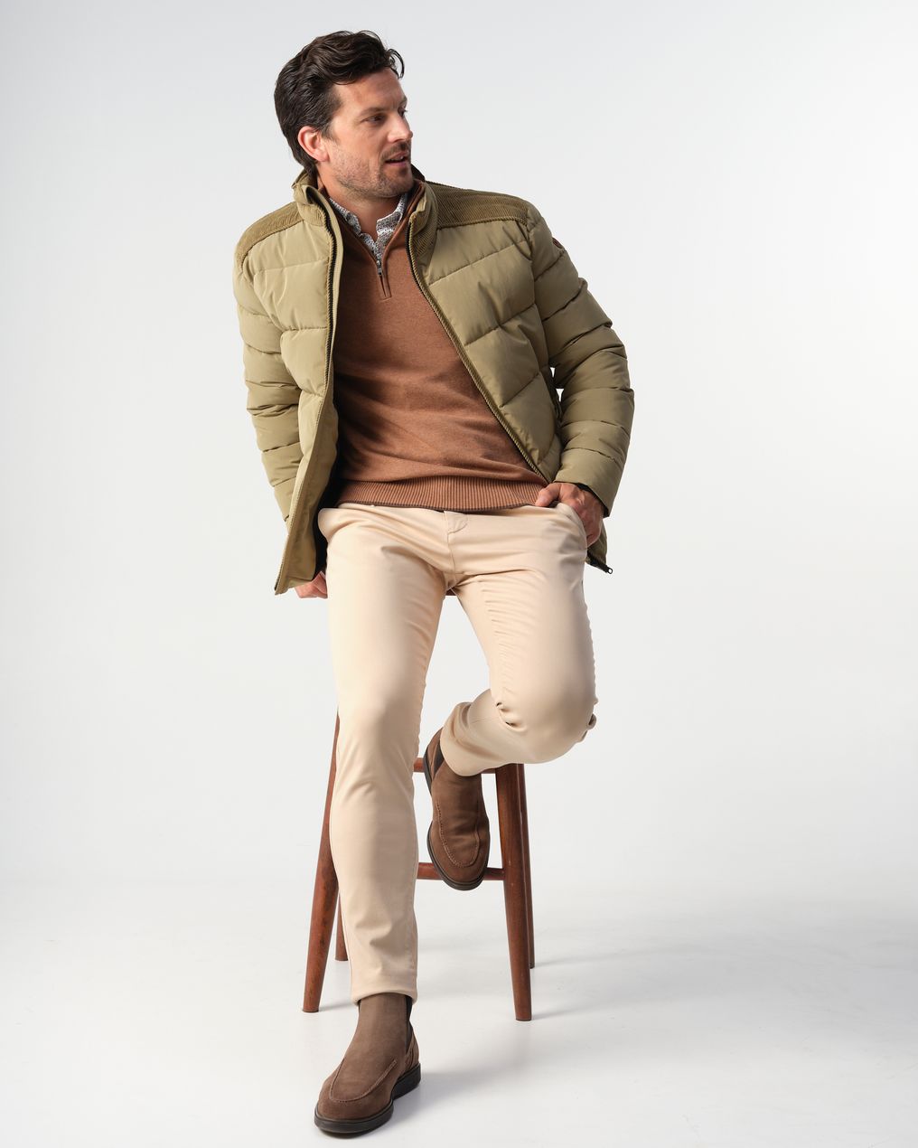 Campbell Gewatteerde jas