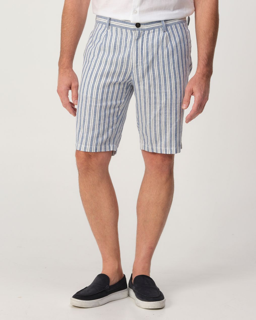 Campbell Pleatford Stripe Short