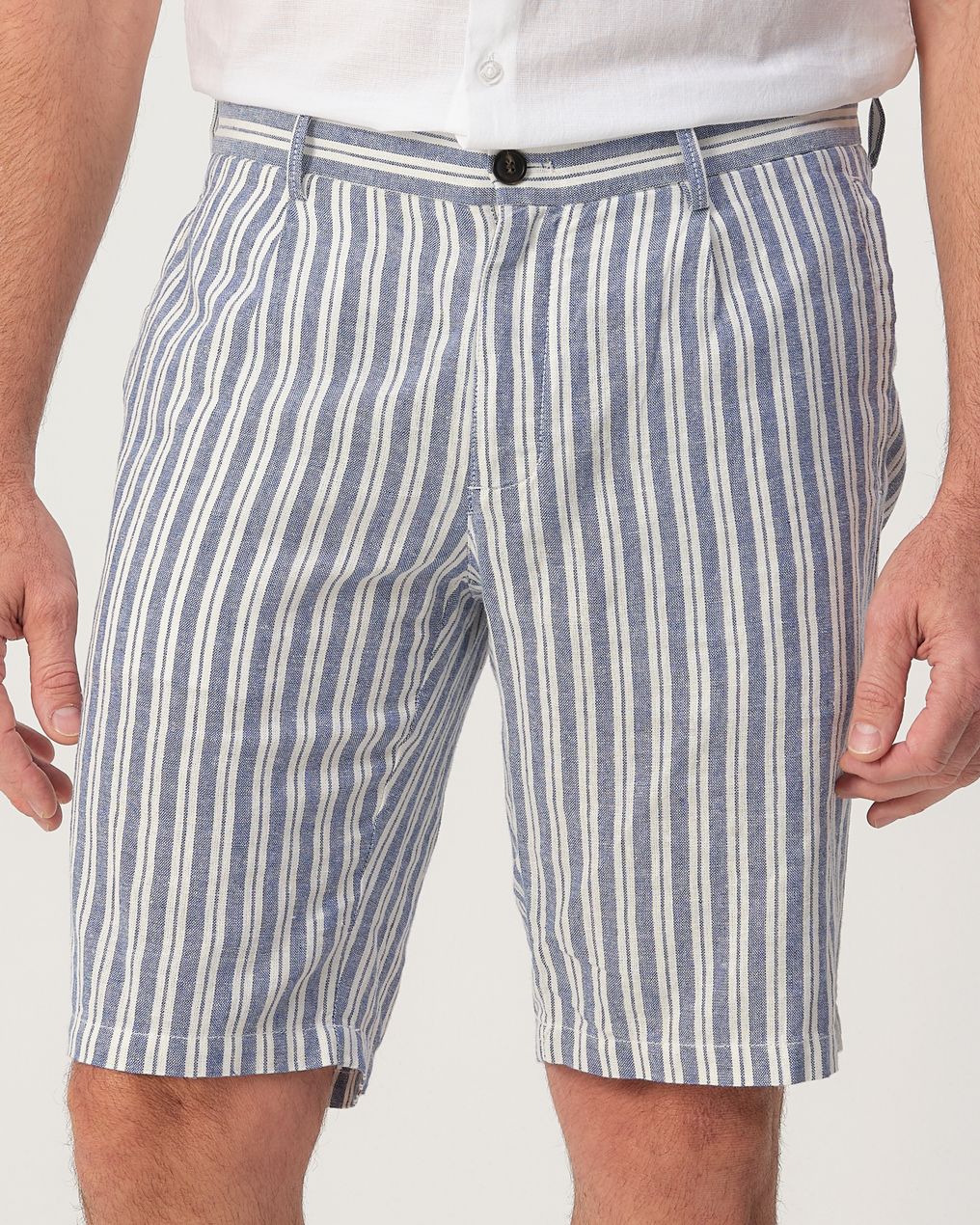 Campbell Pleatford Stripe Short