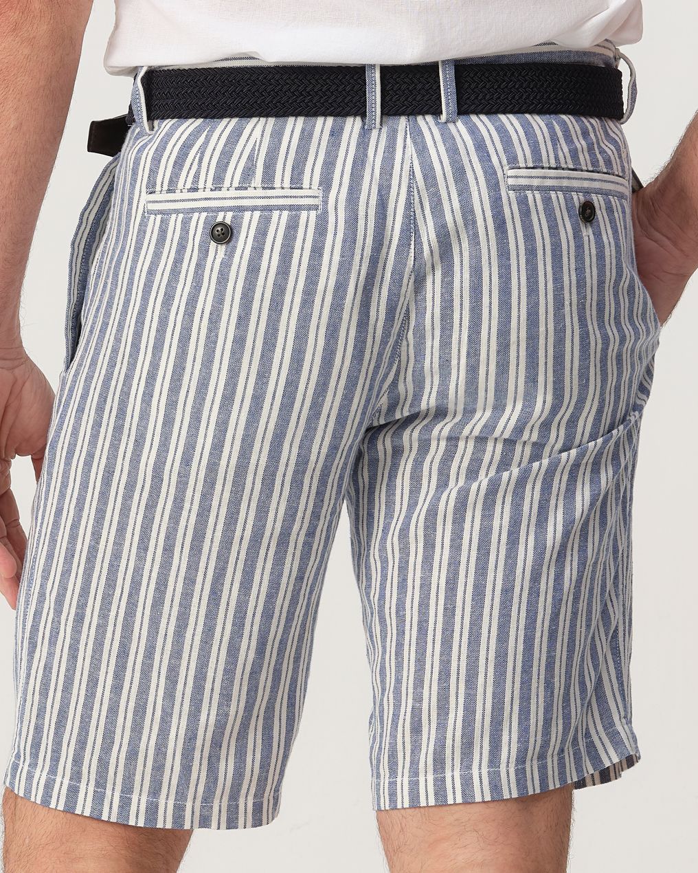 Campbell Pleatford Stripe Short