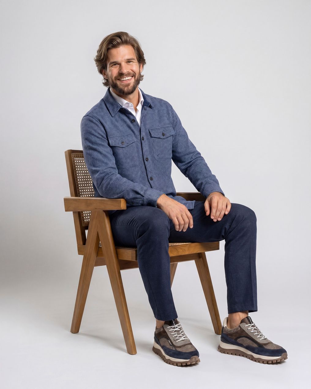 Campbell Overshirt Walker Pied de Poule