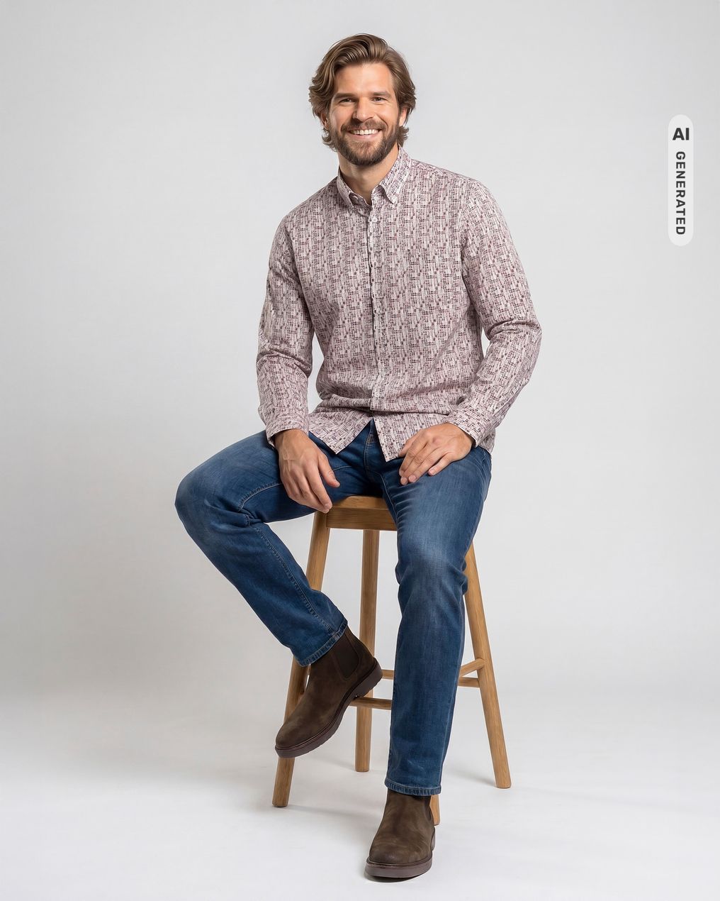 Campbell Casual Overhemd LM