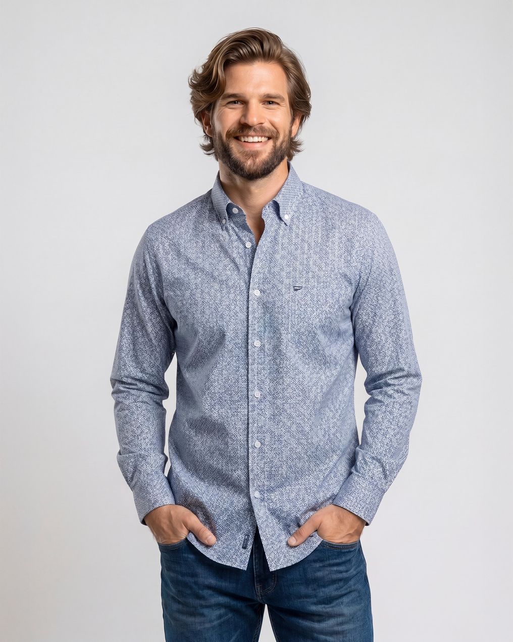Campbell Casual Overhemd LM