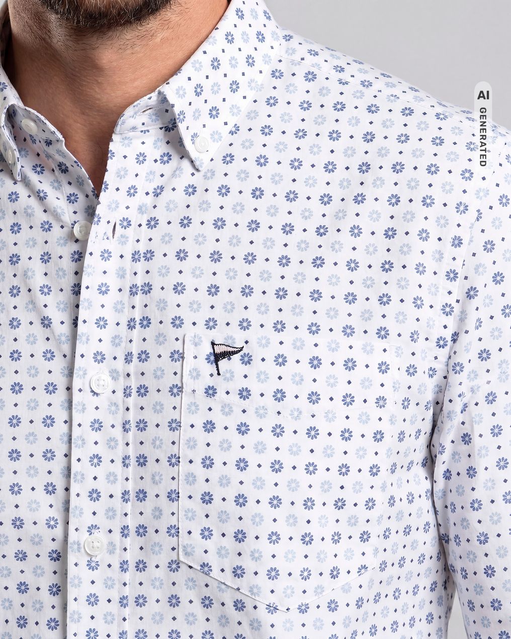 Campbell Casual Overhemd LM