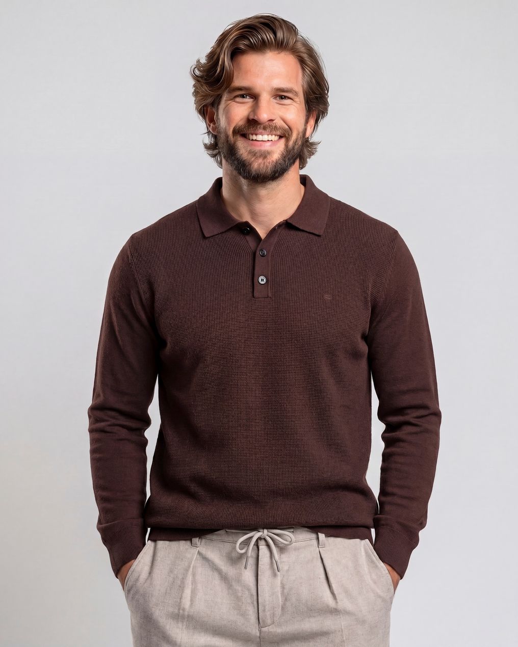 Campbell Polo lange mouw Percy