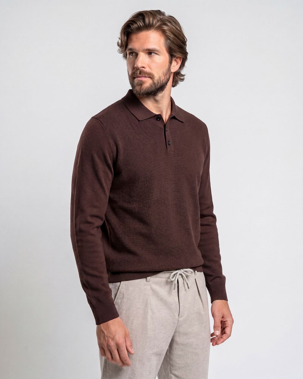 Campbell Polo lange mouw Percy