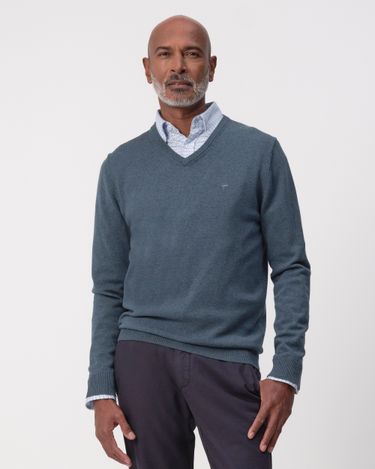 Campbell London Pullover mit V-Ausschnitt