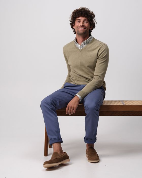 Campbell London Pullover mit V-Ausschnitt