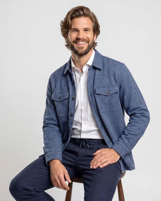 Campbell Overshirt Walker Pied de Poule