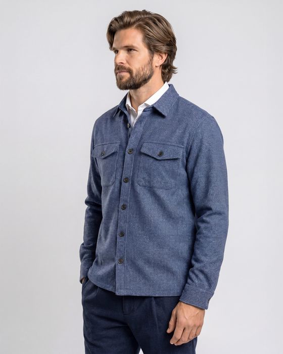 Campbell Overshirt Walker Pied de Poule