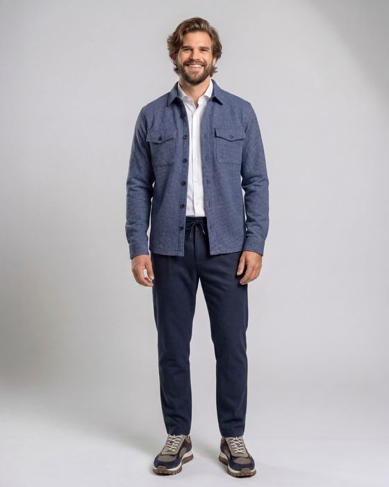 Campbell Overshirt Walker Pied de Poule