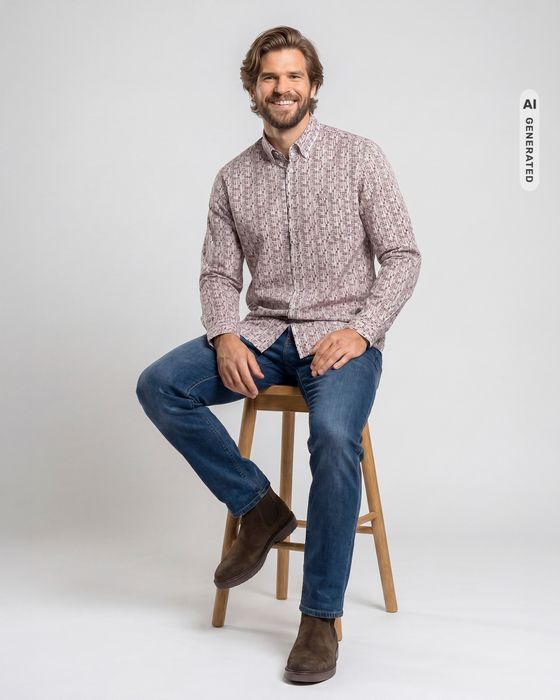 Campbell Casual Overhemd LM